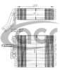 ACR 310020 Evaporator, air conditioning